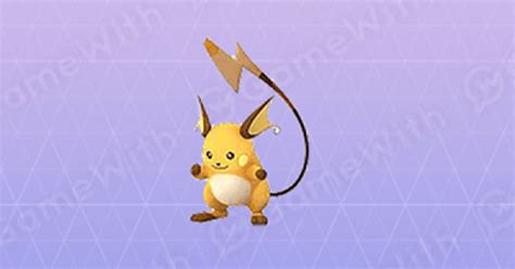 Raichu Best moveset in Pokémon GO.